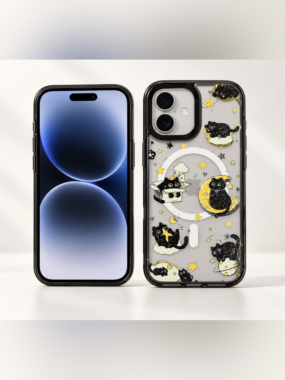 Black Cat Star Case for iPhone 17 – New